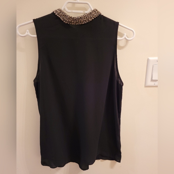 Rock & Shine Beaded High Neck Blouse size Small - Picture 5 of 9